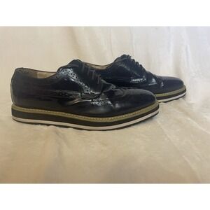 Angelino Blue Antony Brogue Oxford mens Dress Shoes 43 EU